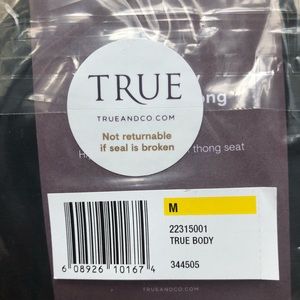 NWT never opened True & Co High Rise thong sz M